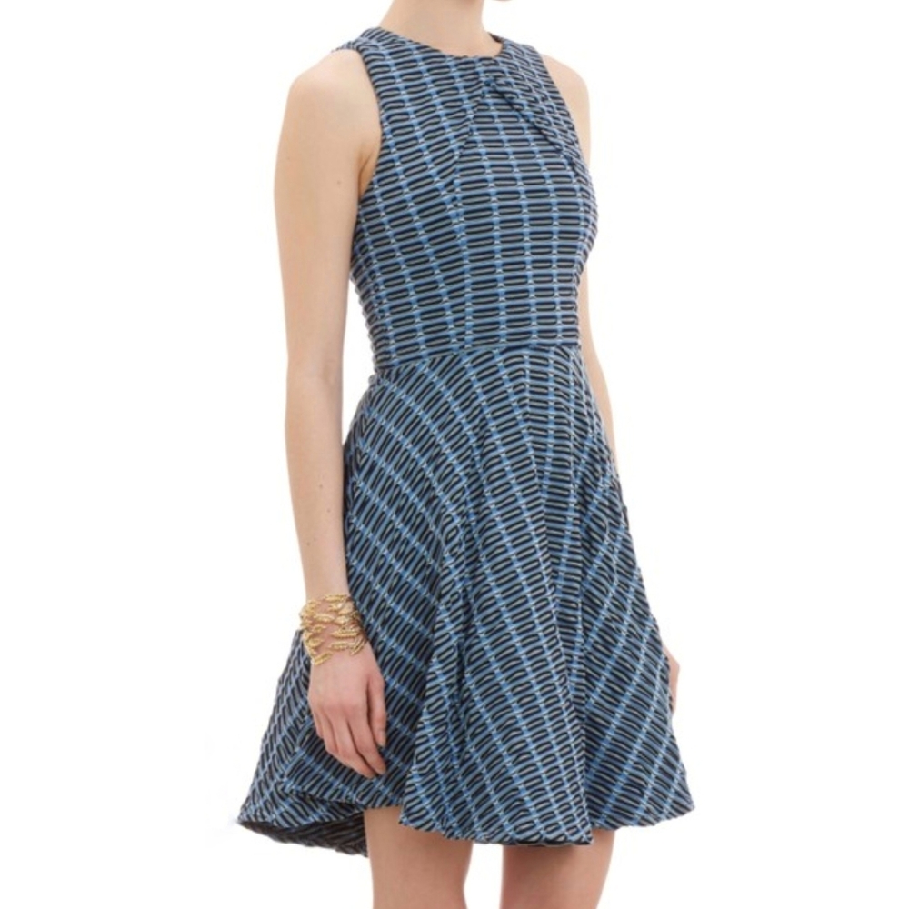 Opening Ceremony Geo Print Fit & Flare Dress
